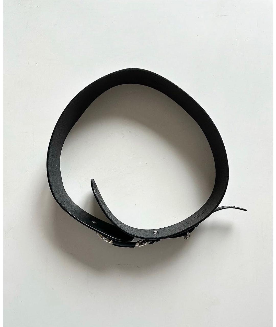 GUCCI Черный кожаный ремень, фото 7