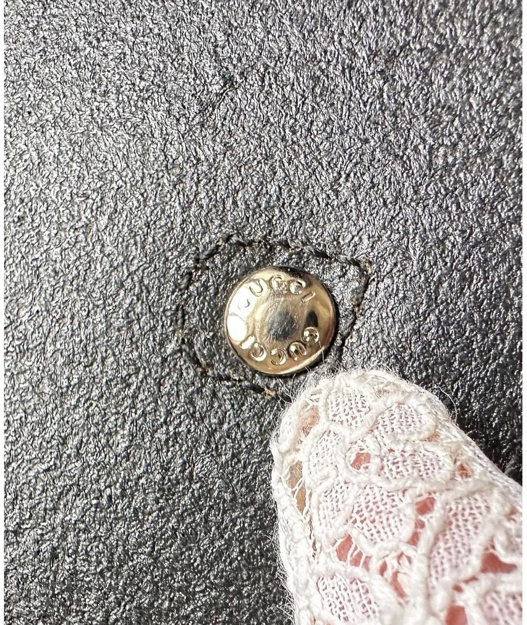 GUCCI Черный кожаный ремень, фото 6