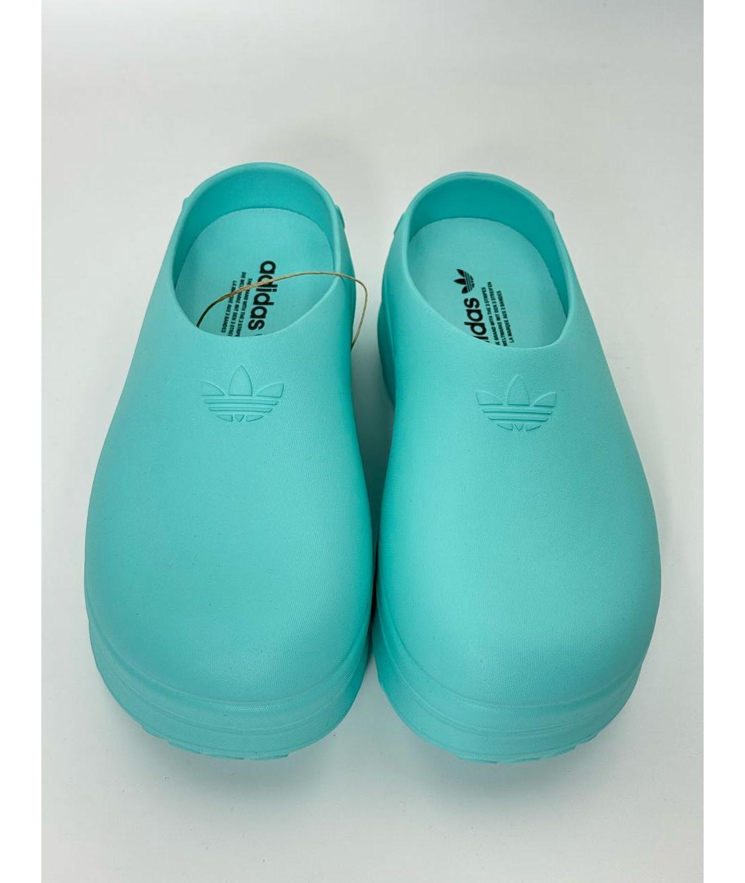 ADIDAS Бирюзовые резиновые мюли, фото 2
