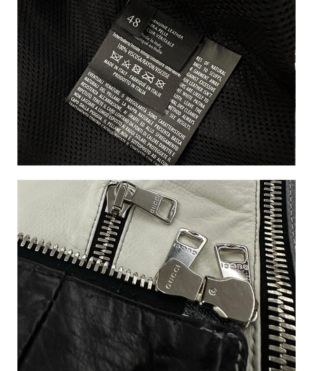 GUCCI Мульти кожаная куртка, фото 8