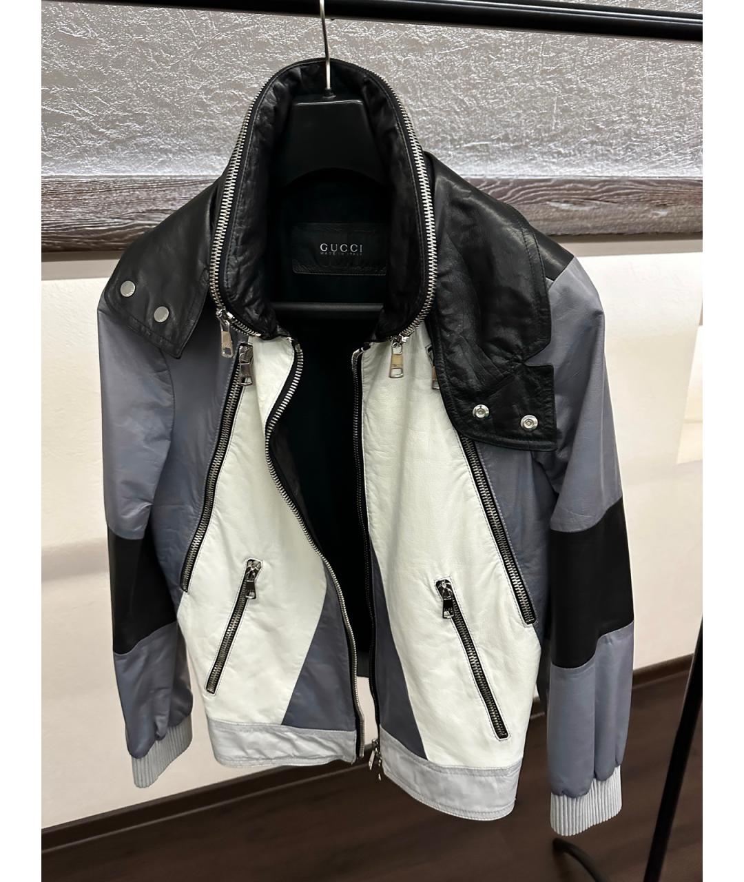 GUCCI Мульти кожаная куртка, фото 3