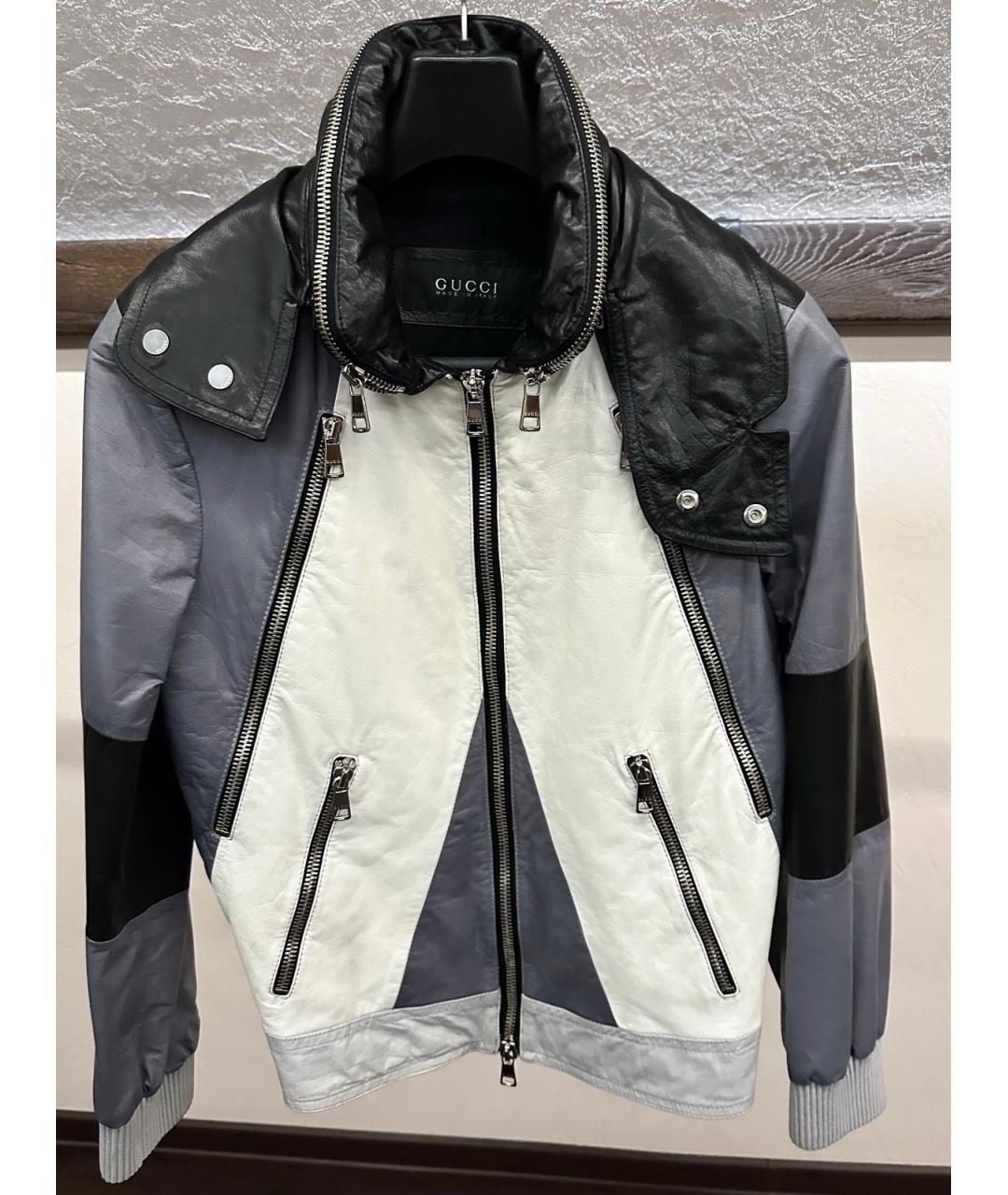 GUCCI Мульти кожаная куртка, фото 2