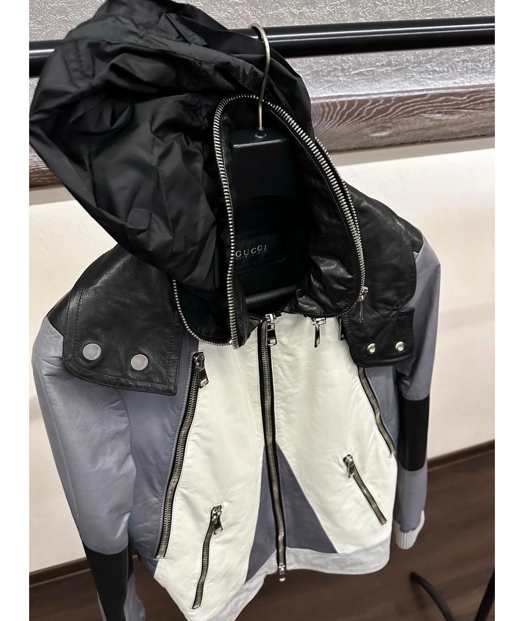GUCCI Мульти кожаная куртка, фото 4