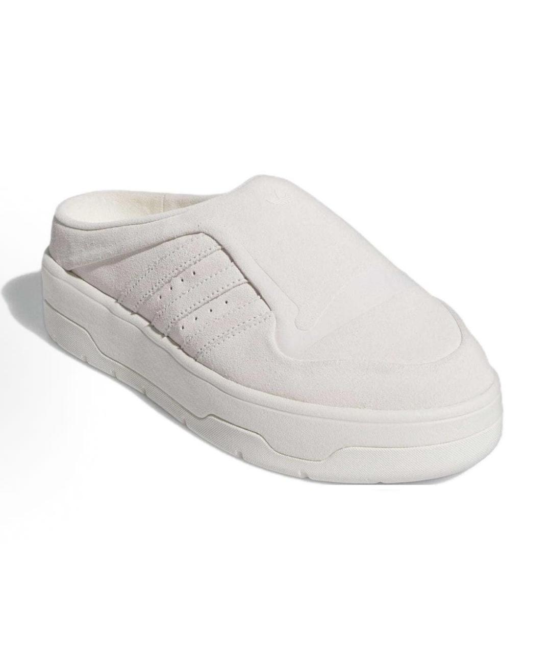 ADIDAS Белые замшевые сабо, фото 3