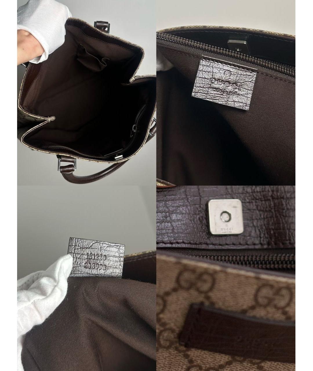 GUCCI Бежевая сумка тоут, фото 7