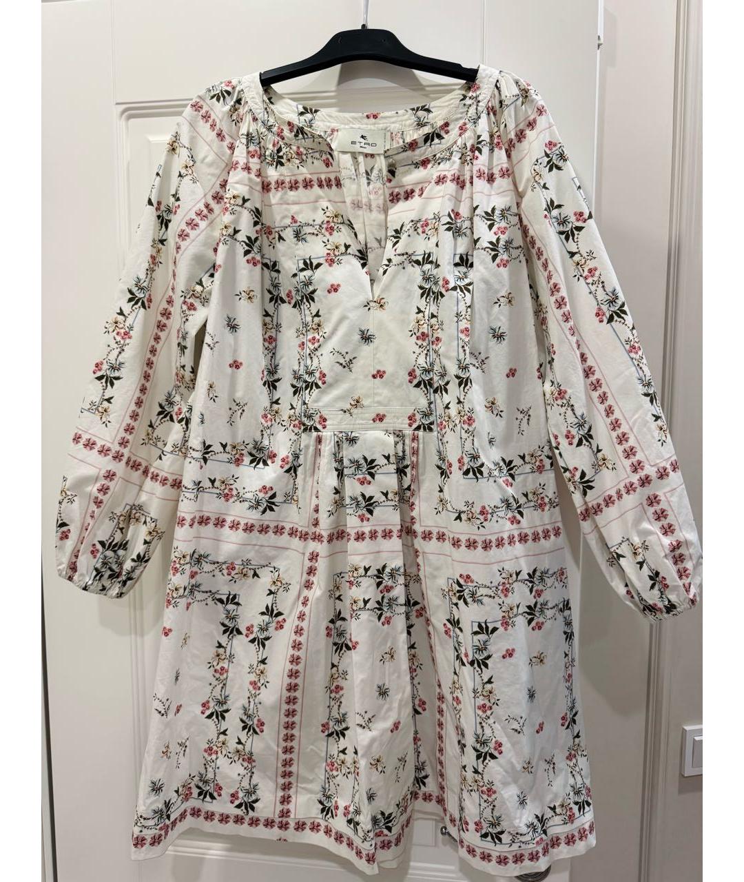 ETRO Белый хлопковый сарафан, фото 8