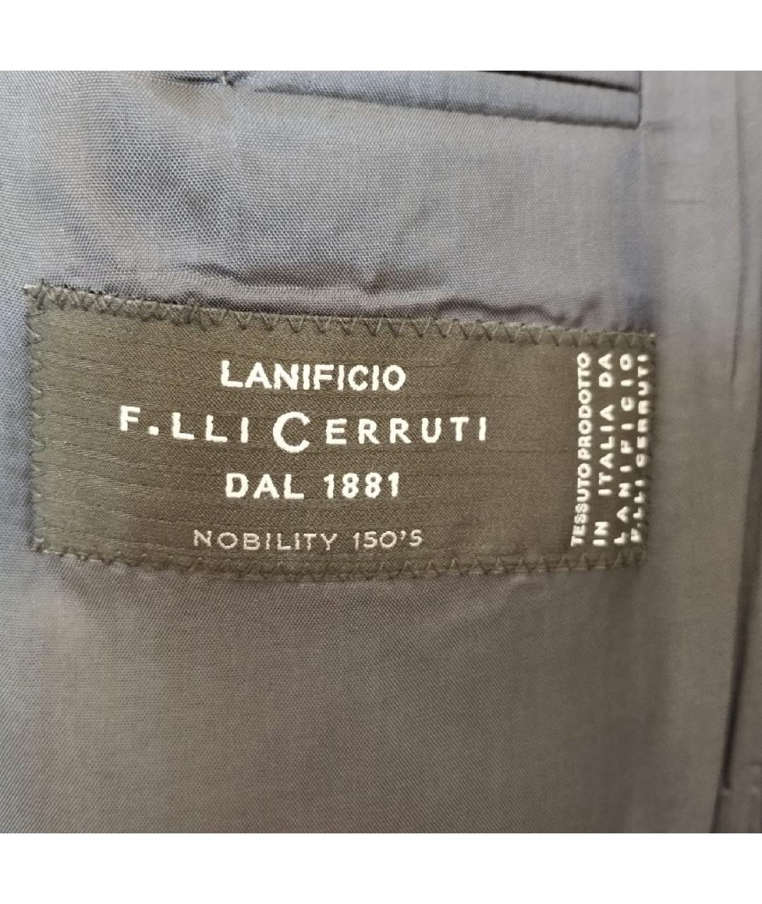 CERRUTI 1881 Антрацитовый классический костюм, фото 6