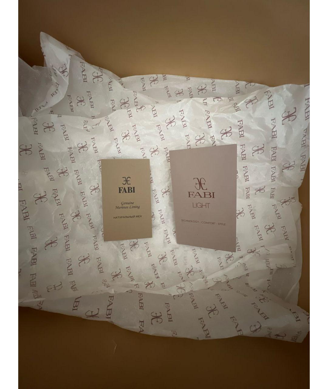 FABIANA FILIPPI Черные кожаные низкие кроссовки / кеды, фото 6