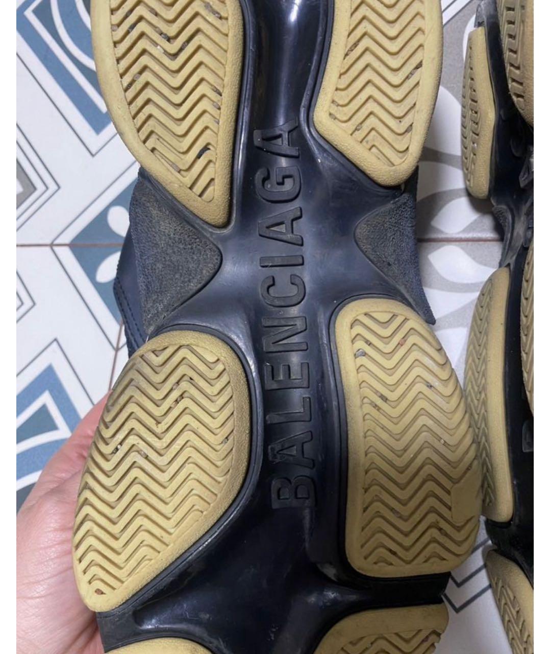 BALENCIAGA Мульти текстильные высокие кроссовки / кеды, фото 6