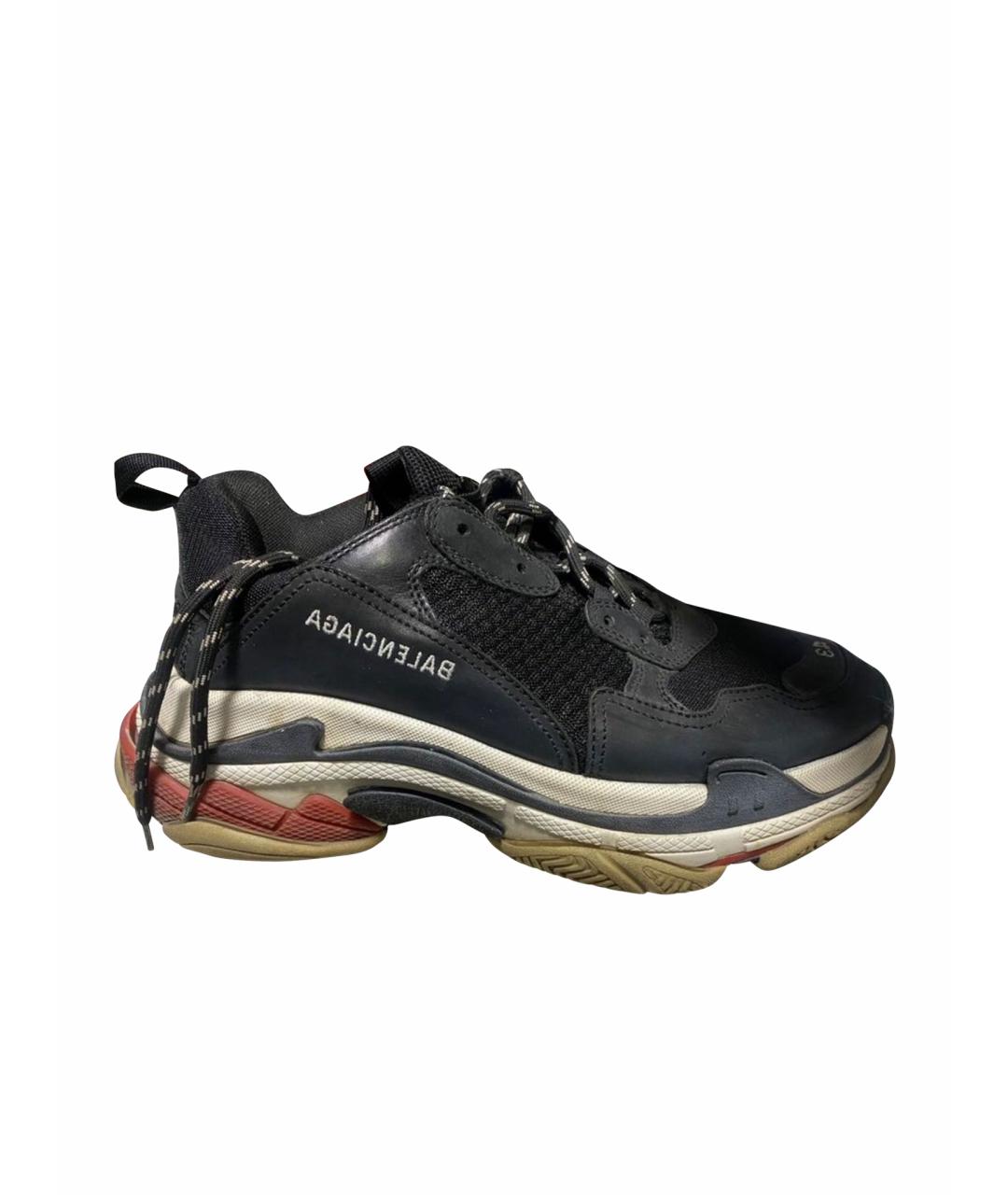 BALENCIAGA Мульти текстильные высокие кроссовки / кеды, фото 1