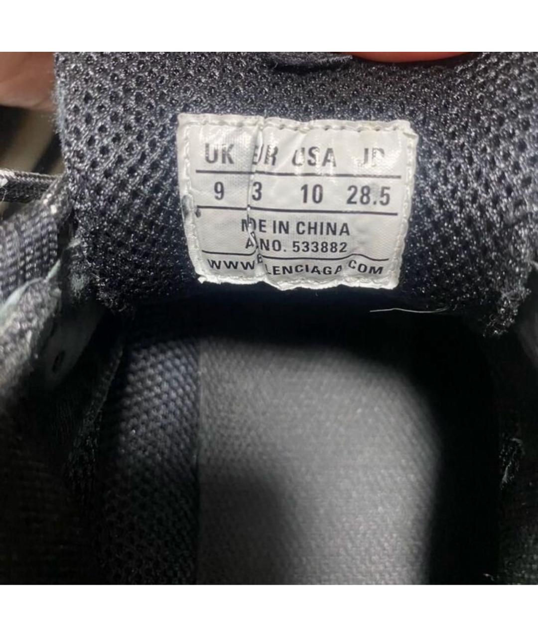 BALENCIAGA Мульти текстильные высокие кроссовки / кеды, фото 5