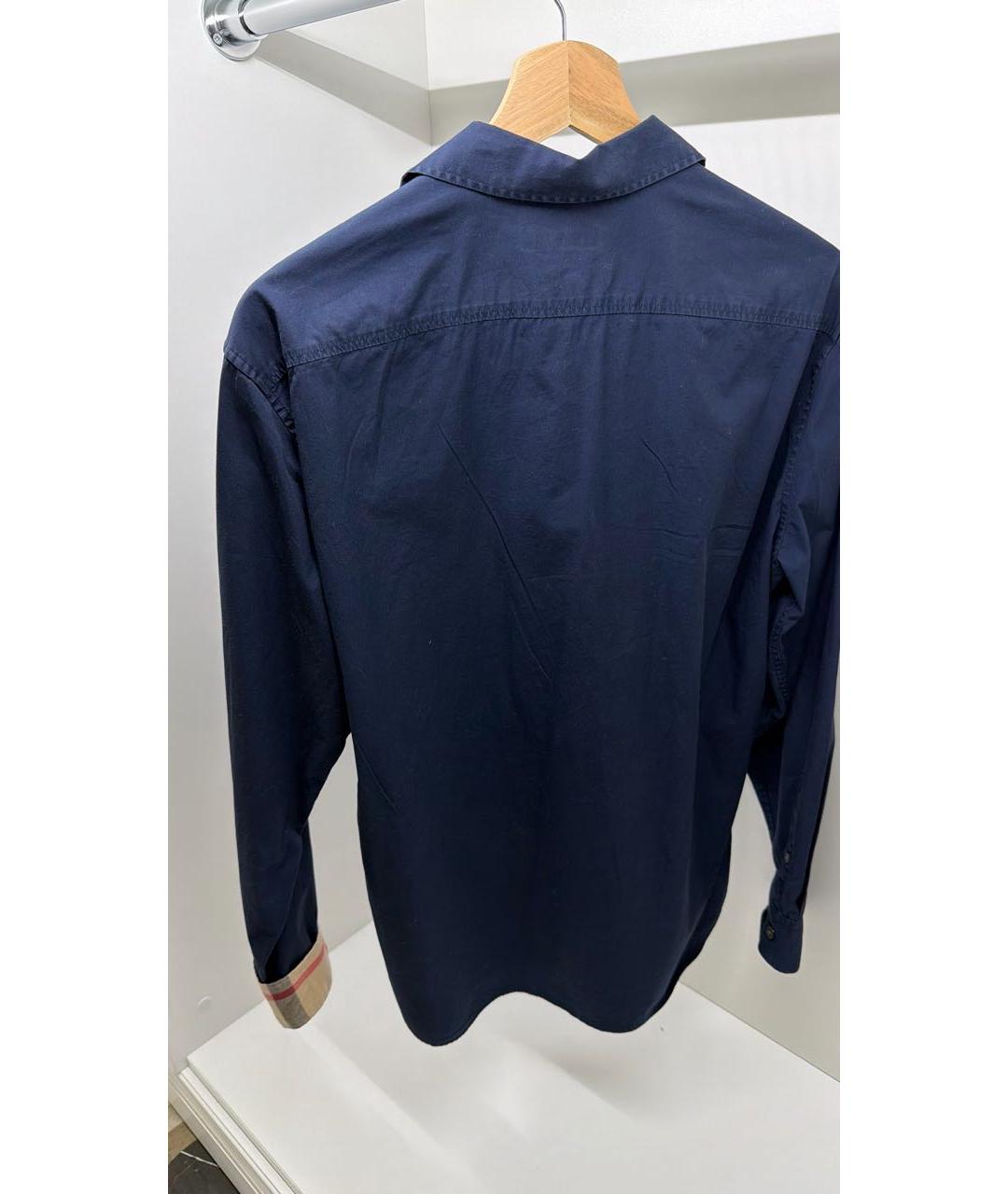 BURBERRY Темно-синяя рубашка, фото 3