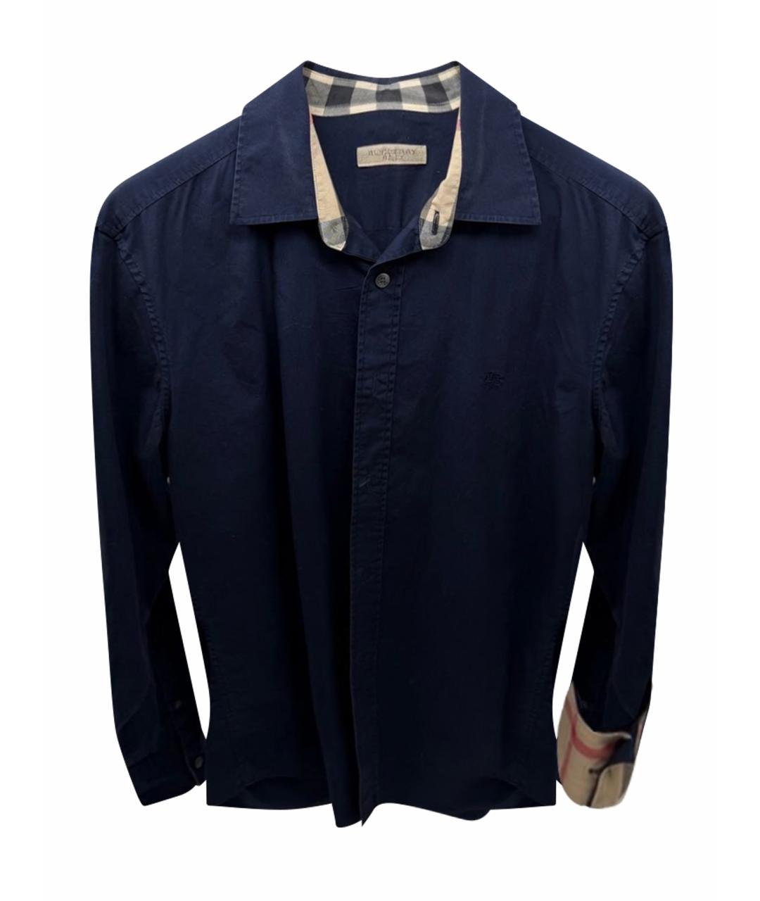 BURBERRY Темно-синяя рубашка, фото 1