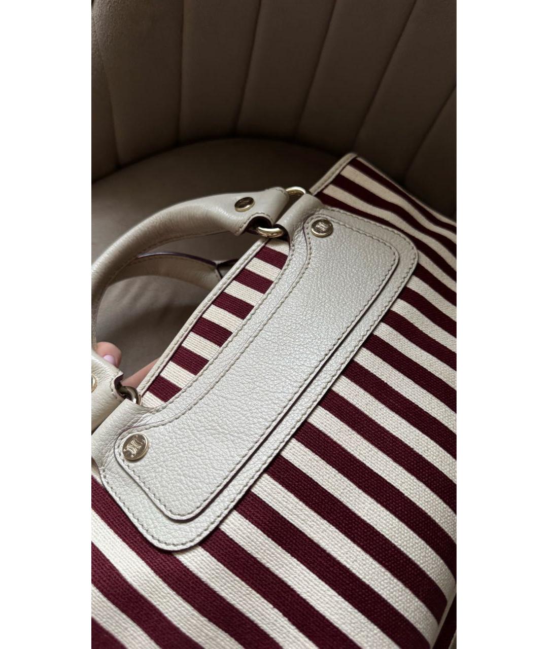 CELINE Мульти тканевая сумка с короткими ручками, фото 2