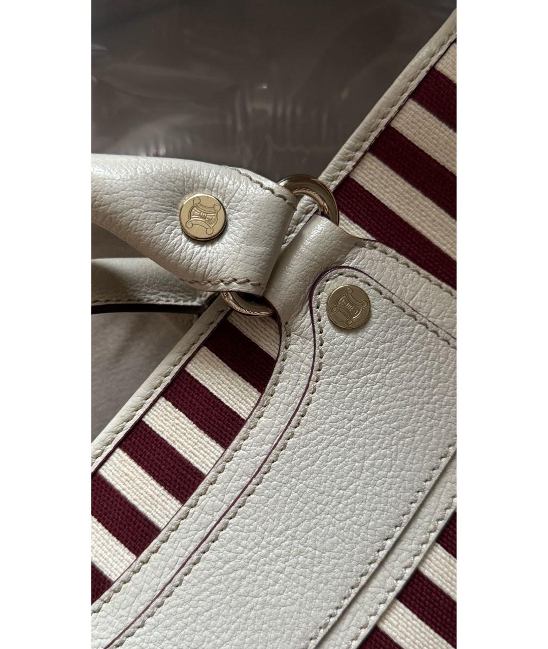 CELINE Мульти тканевая сумка с короткими ручками, фото 8