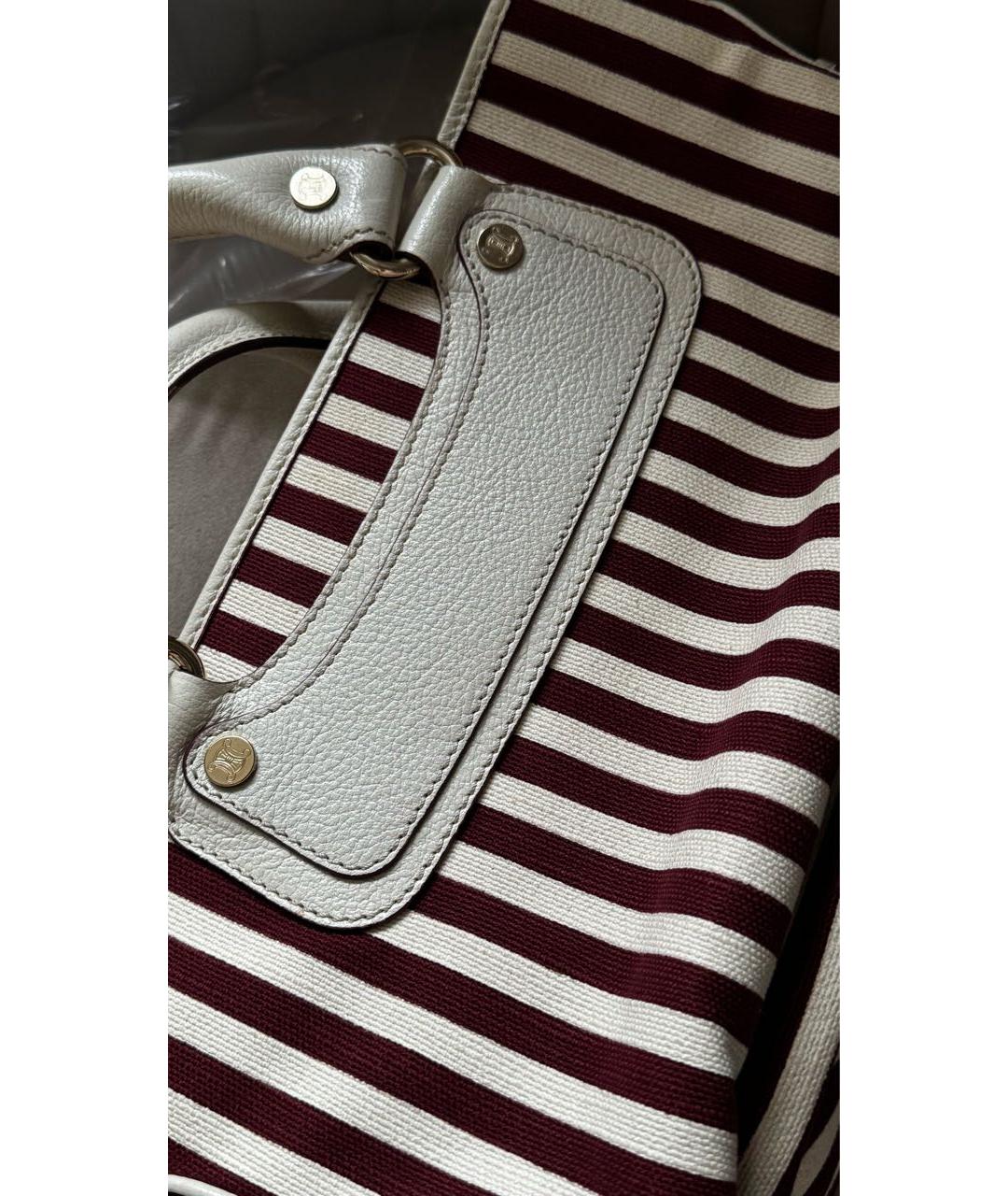 CELINE Мульти тканевая сумка с короткими ручками, фото 7