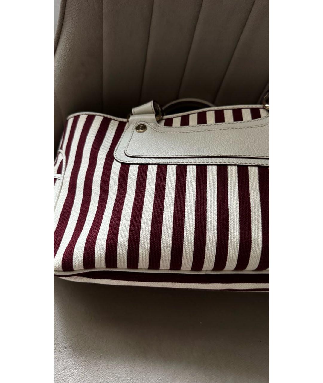 CELINE Мульти тканевая сумка с короткими ручками, фото 4