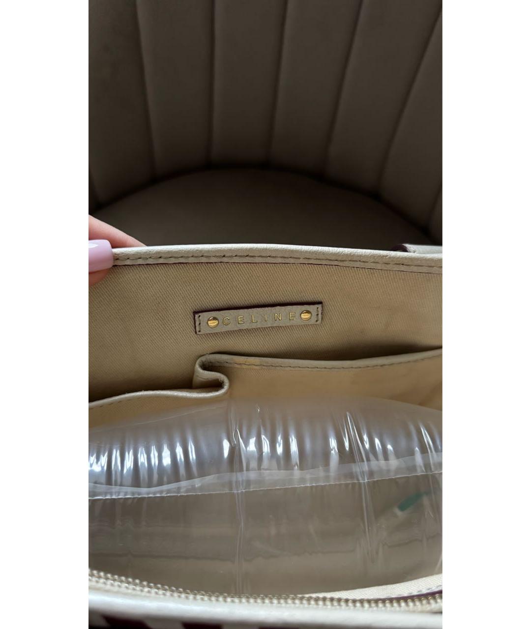 CELINE Мульти тканевая сумка с короткими ручками, фото 5