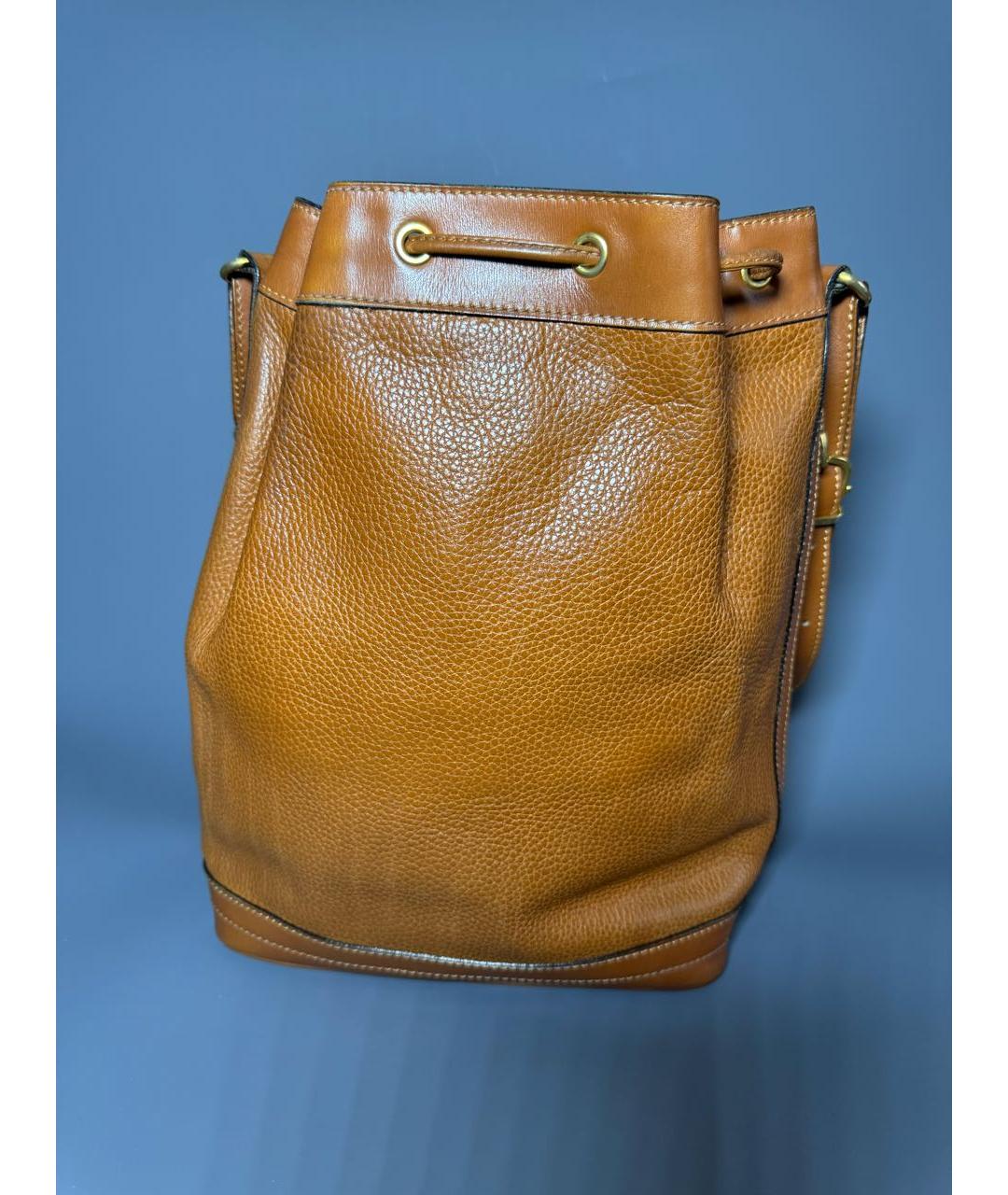 CELINE Коричневая сумка тоут из лакированной кожи, фото 3