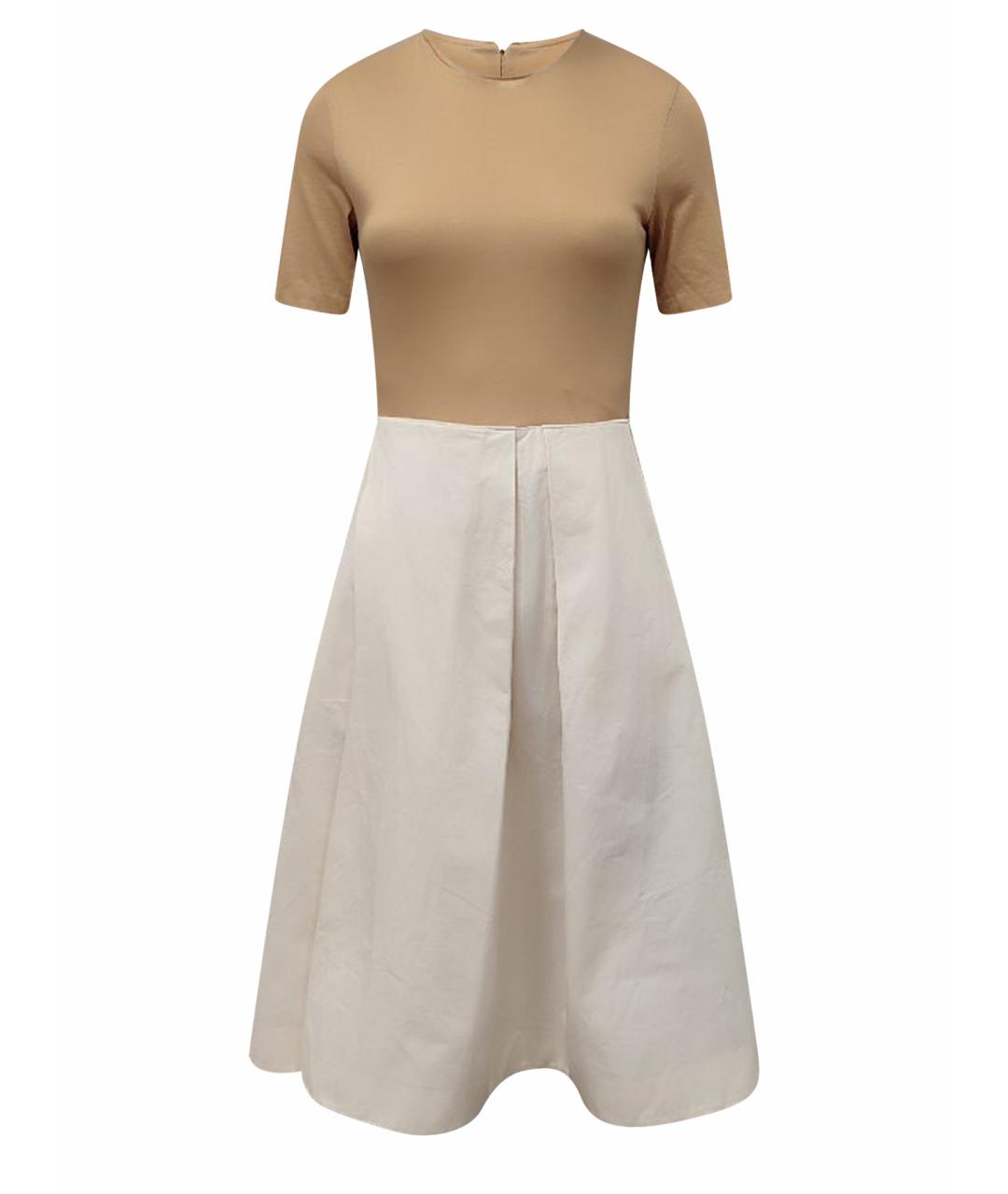 COS Бежевое хлопковое повседневное платье, фото 1
