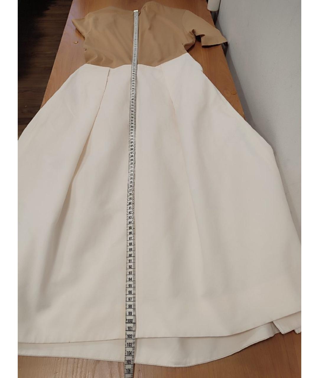 COS Бежевое хлопковое повседневное платье, фото 8