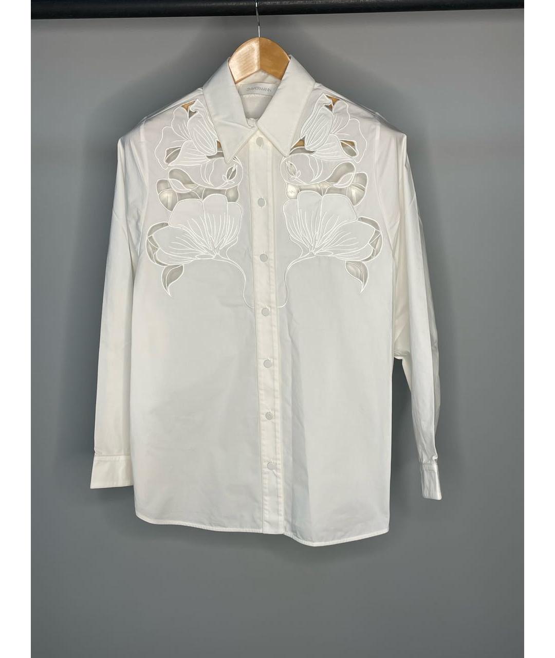 ZIMMERMANN Белый хлопковый костюм с брюками, фото 9