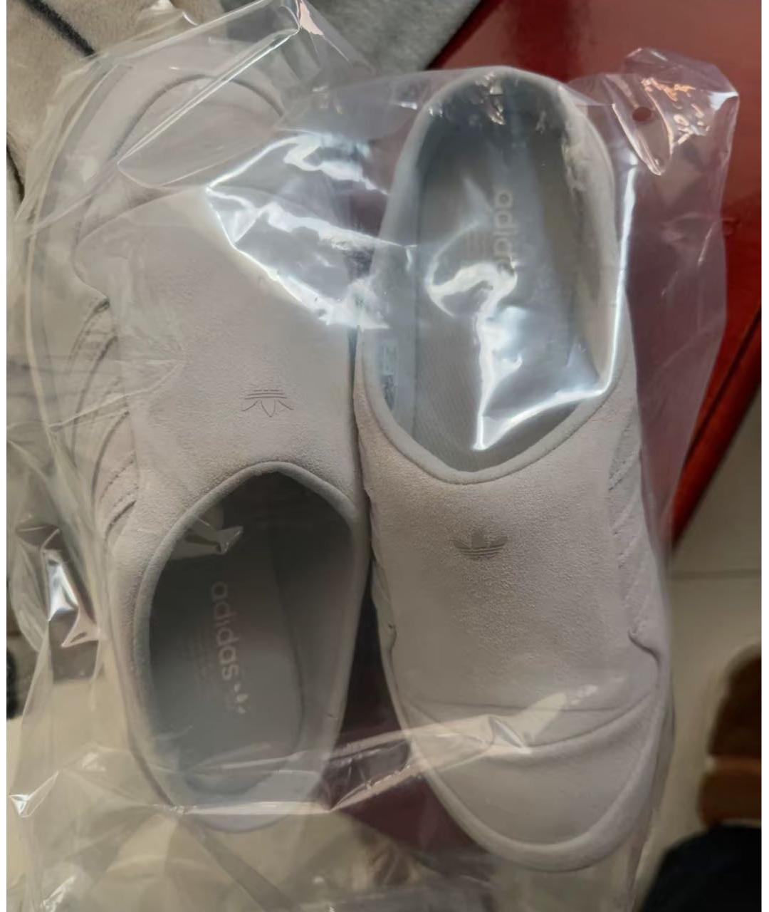 ADIDAS Серые замшевые сабо, фото 8