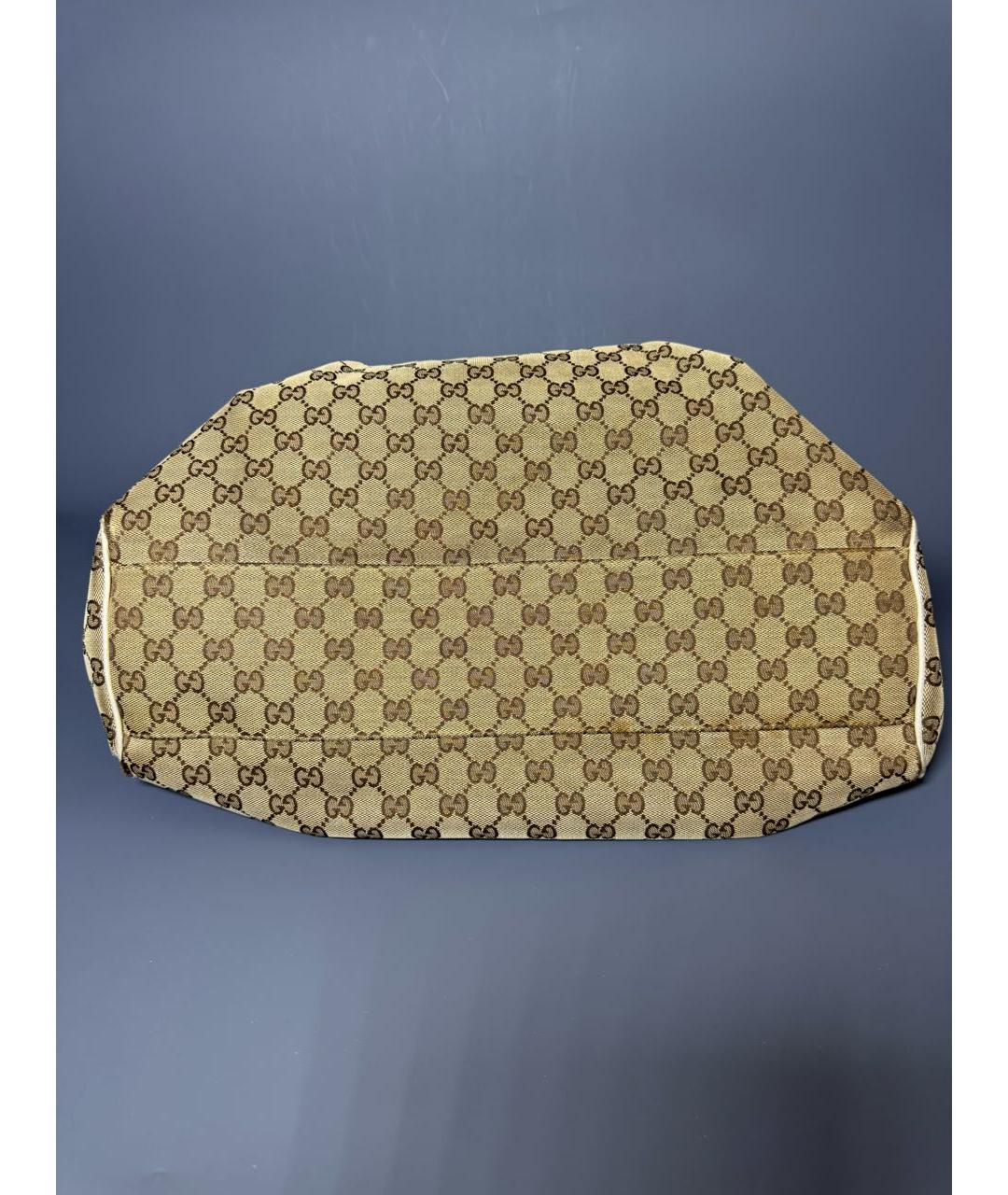 GUCCI Бежевая сумка тоут, фото 5