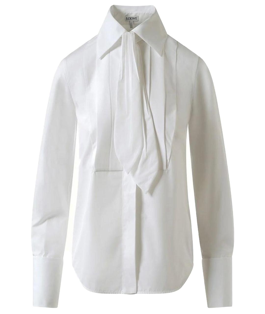 LOEWE Белая хлопковая рубашка, фото 1