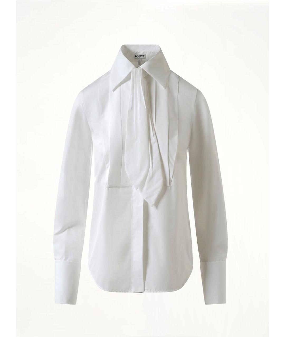 LOEWE Белая хлопковая рубашка, фото 9