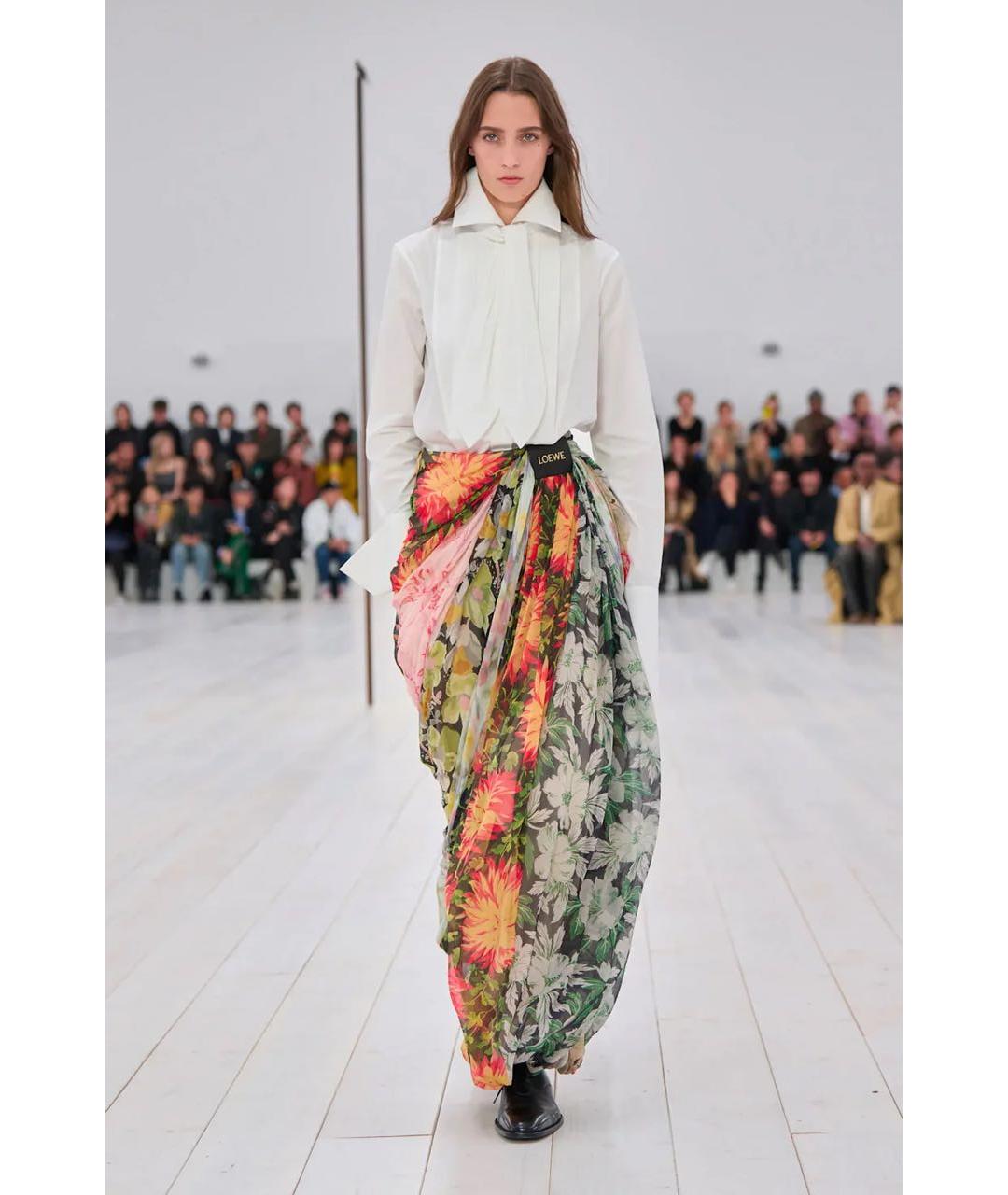 LOEWE Белая хлопковая рубашка, фото 8