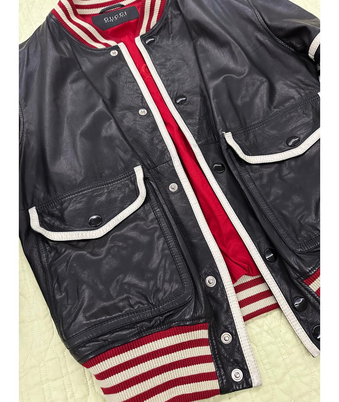 GUCCI Мульти кожаная куртка, фото 6