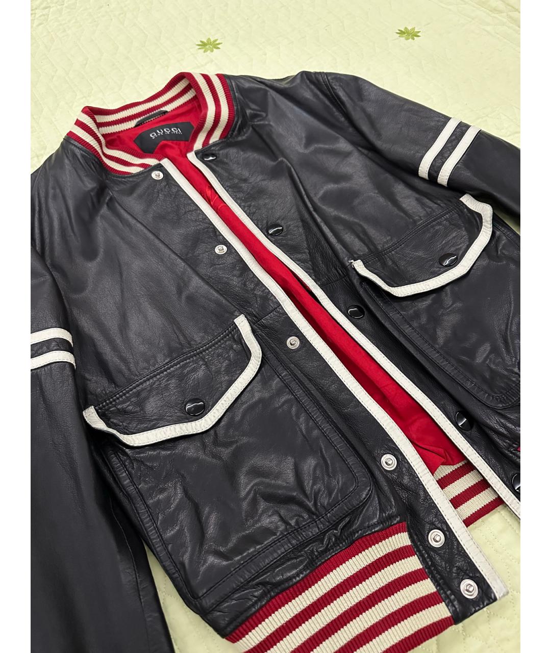 GUCCI Мульти кожаная куртка, фото 5