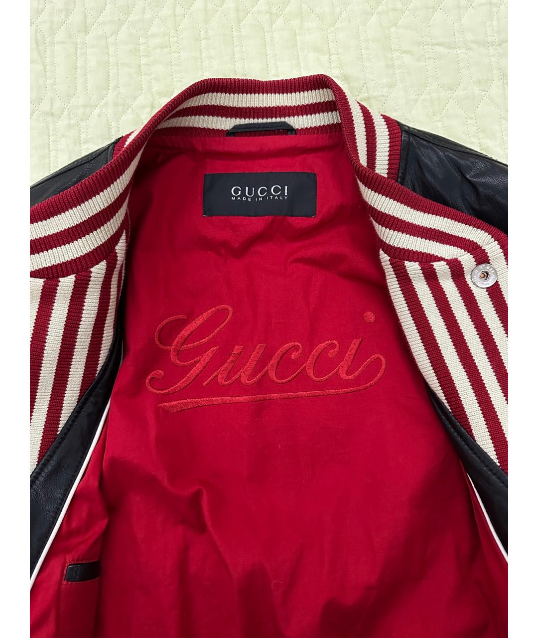 GUCCI Мульти кожаная куртка, фото 8