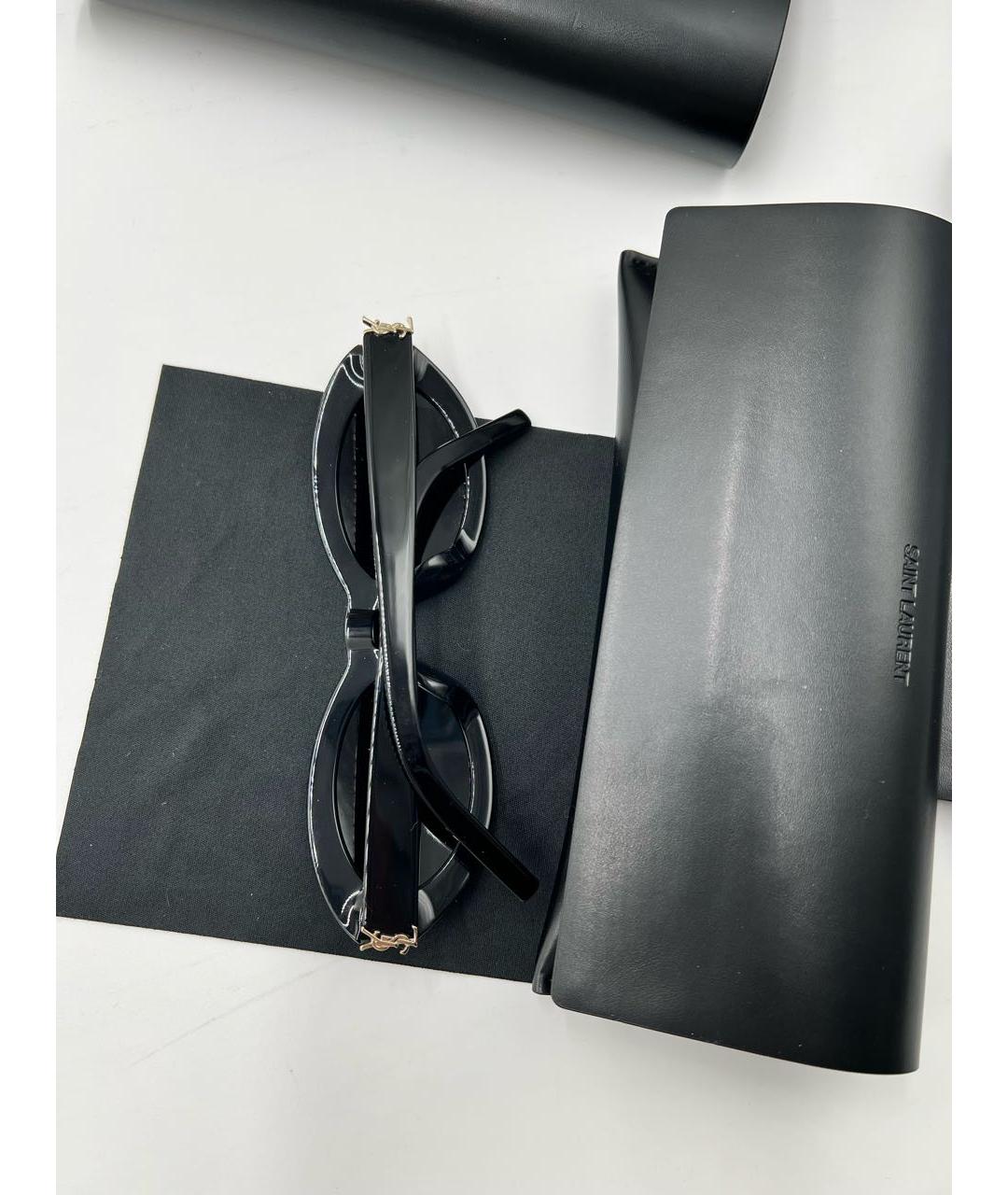 SAINT LAURENT Черные солнцезащитные очки, фото 7