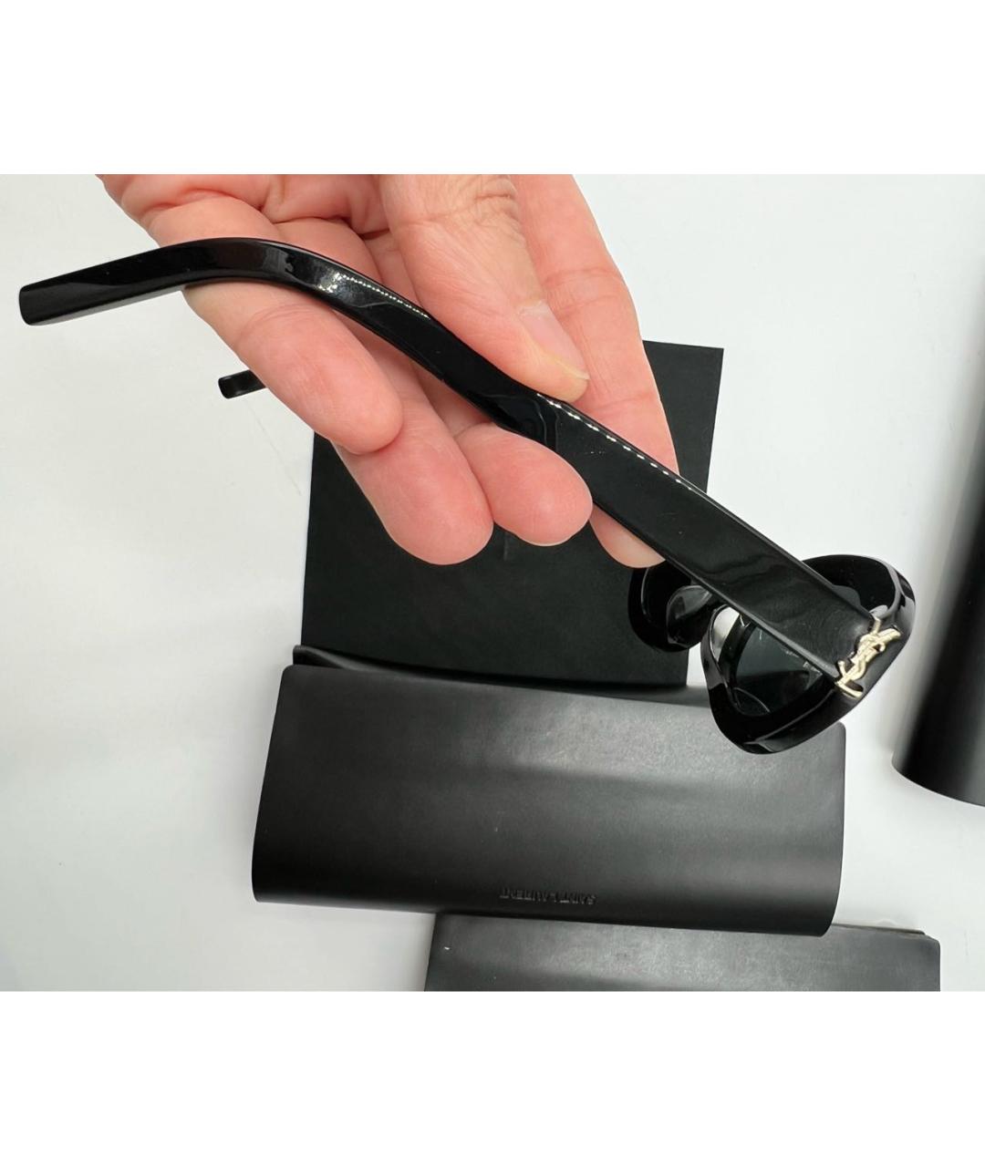 SAINT LAURENT Черные солнцезащитные очки, фото 4