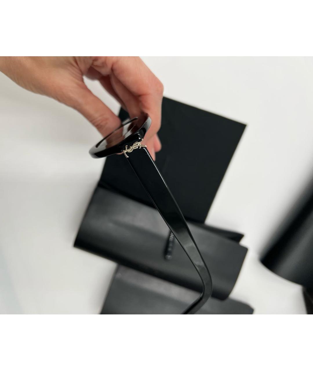 SAINT LAURENT Черные солнцезащитные очки, фото 5