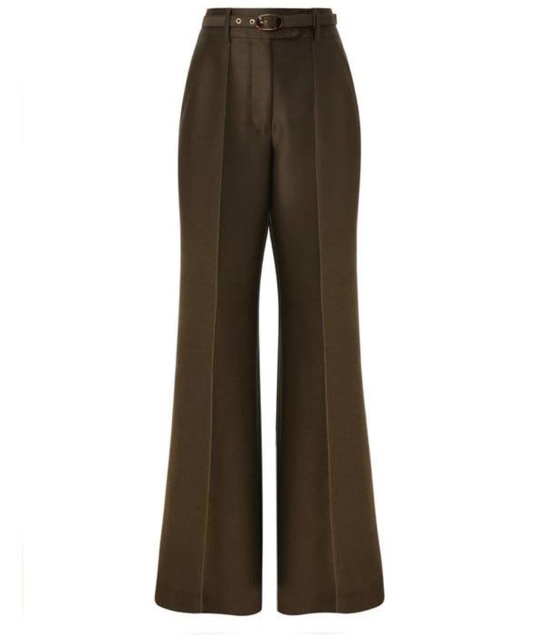 ZIMMERMANN Хаки шерстяной костюм с брюками, фото 2