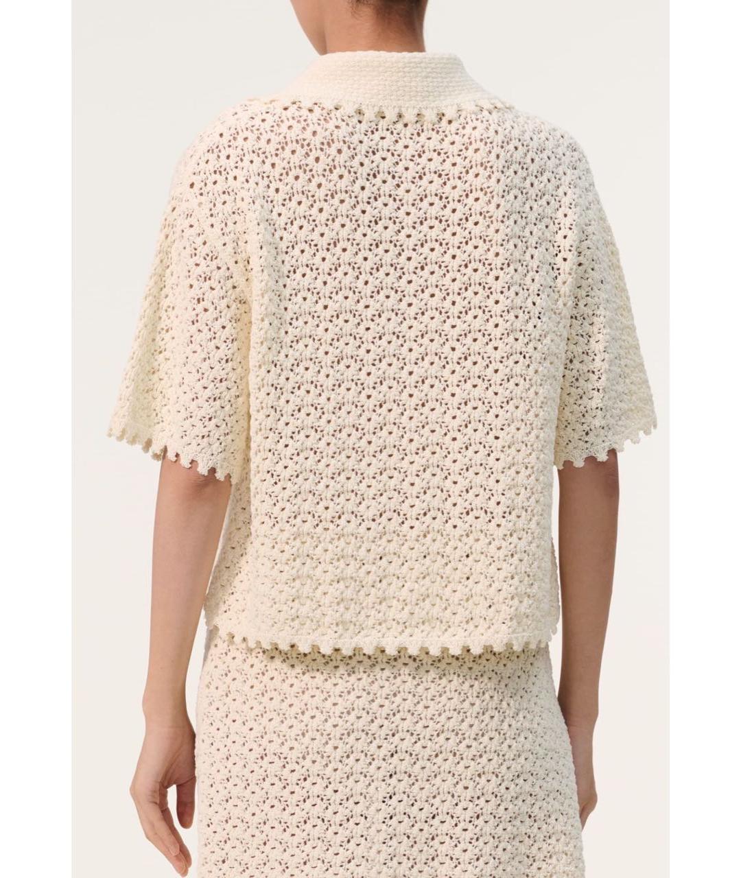 CHANEL Бежевый хлопковый джемпер / свитер, фото 2