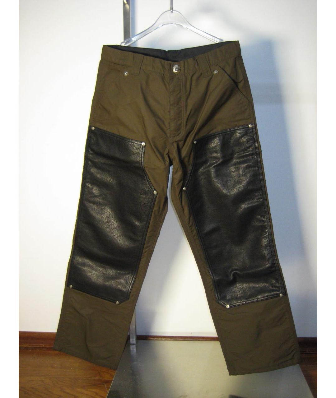 CHROME HEARTS Коричневые джинсы, фото 9