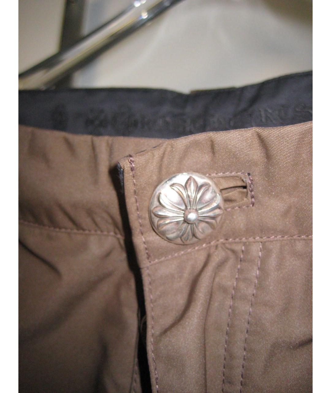 CHROME HEARTS Коричневые джинсы, фото 8