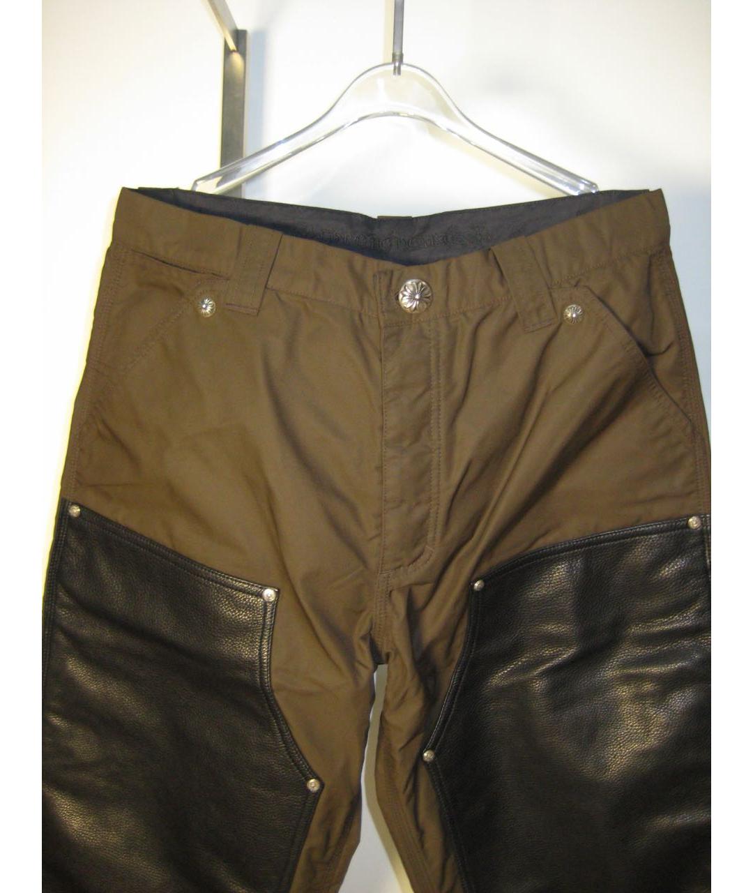 CHROME HEARTS Коричневые джинсы, фото 5