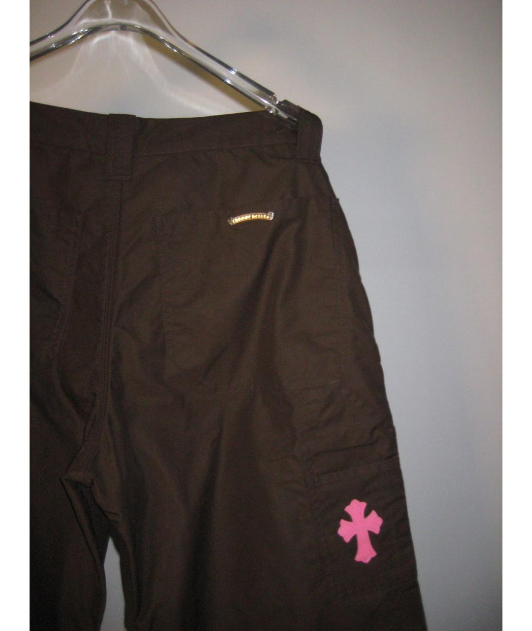 CHROME HEARTS Коричневые джинсы, фото 3