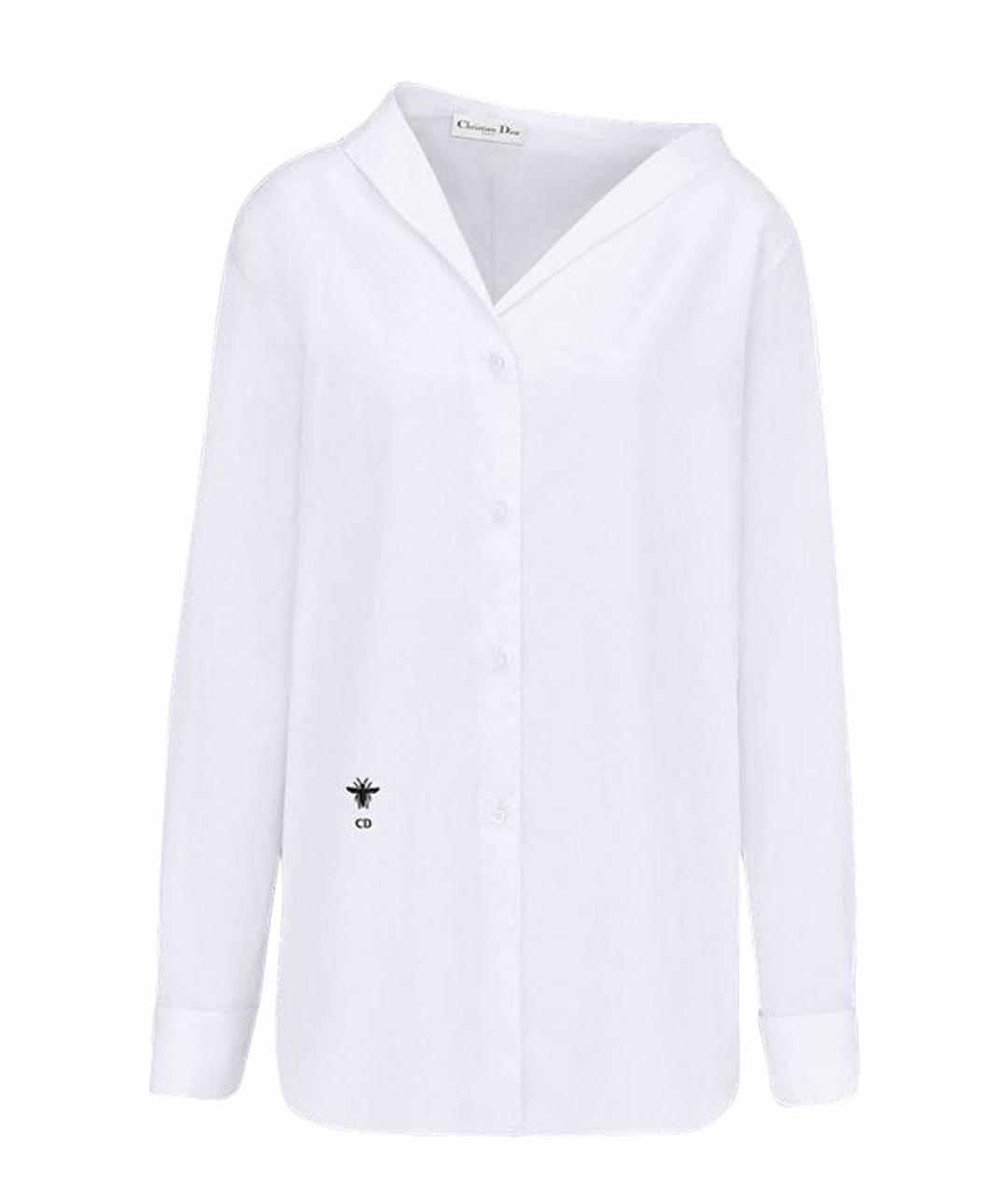 CHRISTIAN DIOR Белая хлопковая рубашка, фото 1