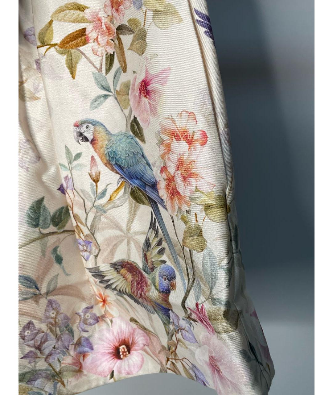 ZIMMERMANN Розовый шелковый костюм с брюками, фото 7