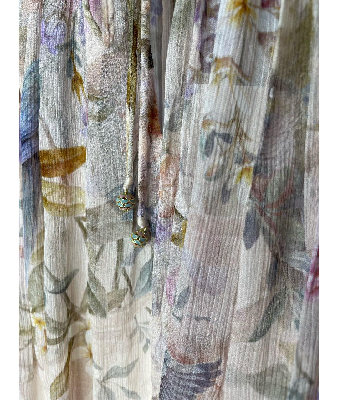 ZIMMERMANN Розовый шелковый костюм с брюками, фото 4