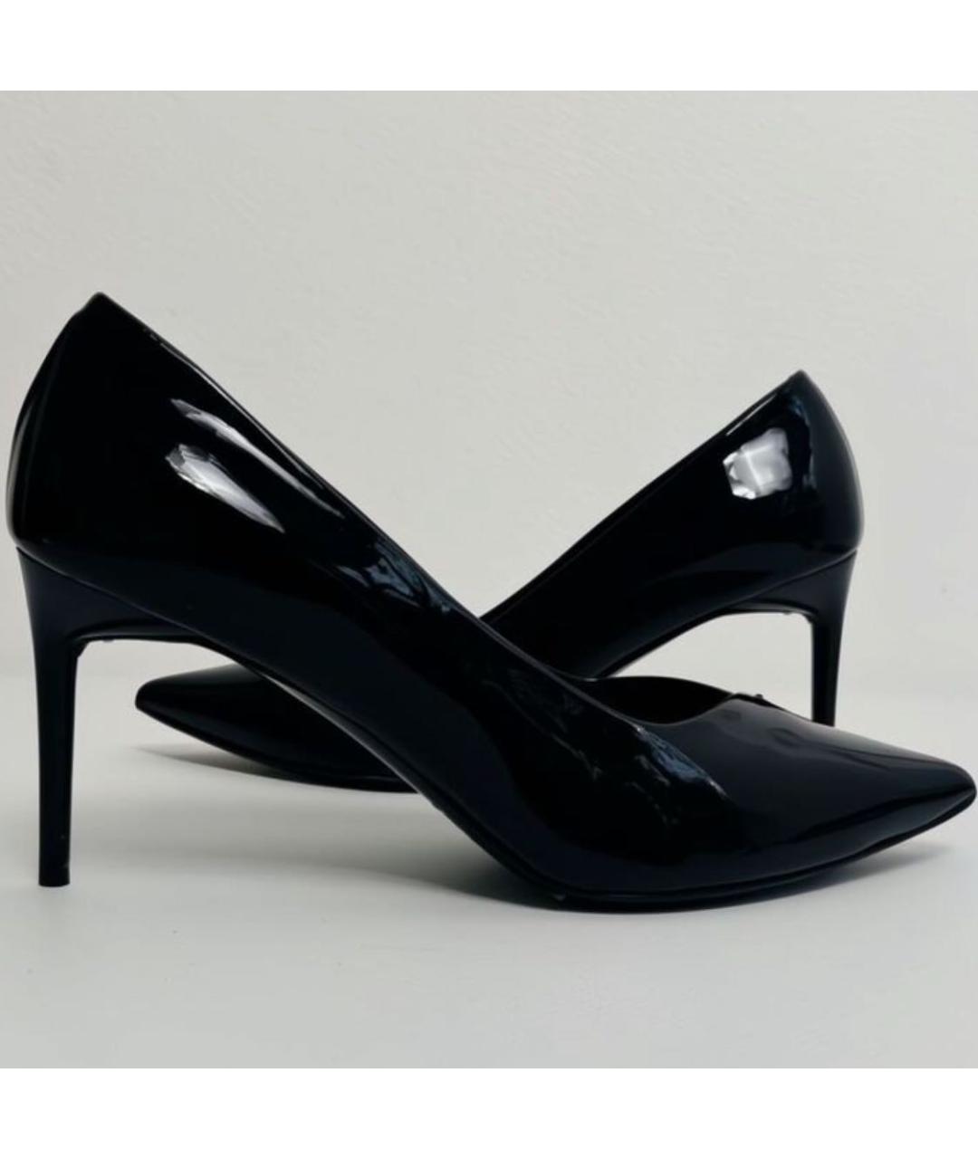 MAX MARA Черные туфли из лакированной кожи, фото 8