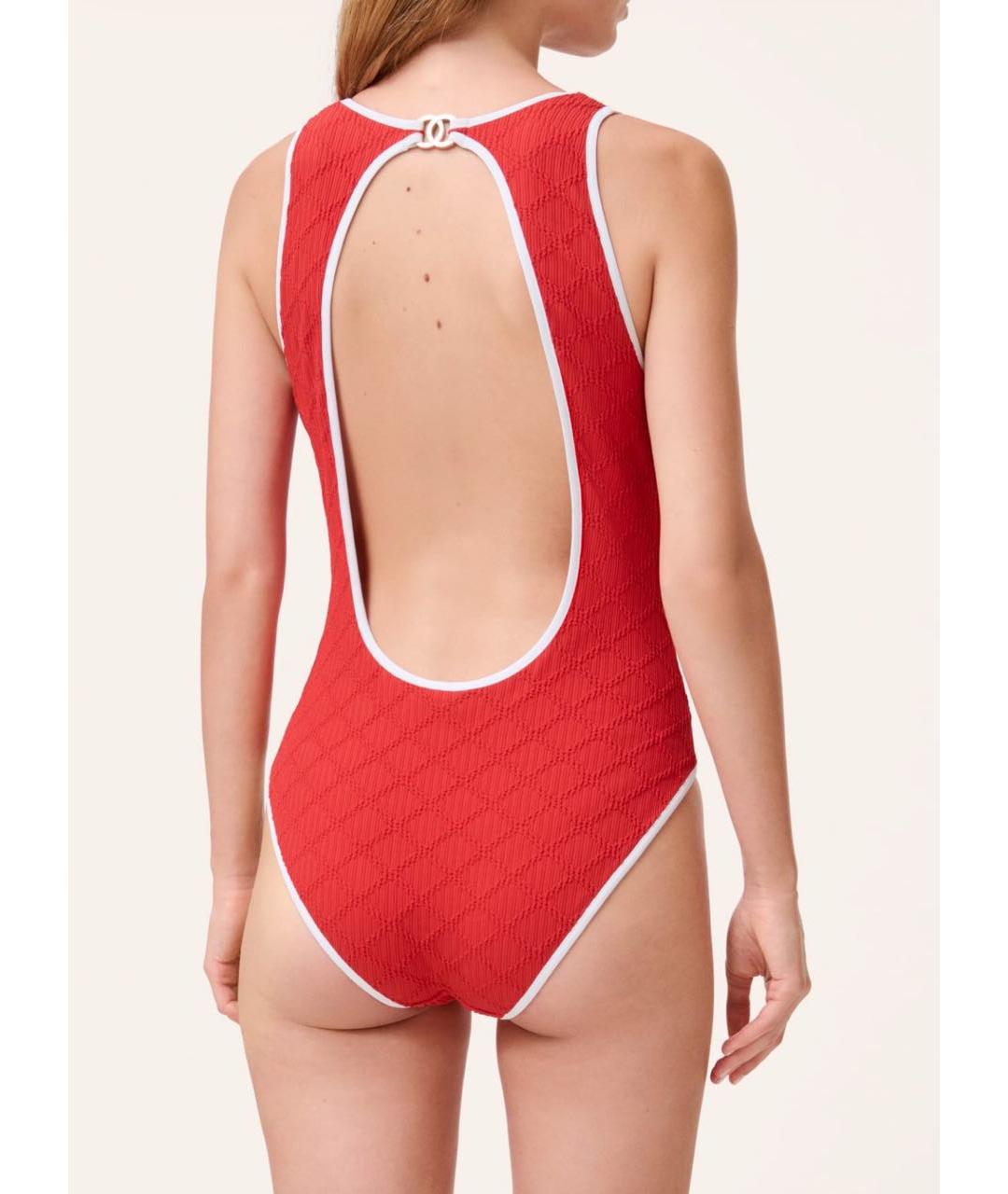 CHANEL Красный купальник, фото 2
