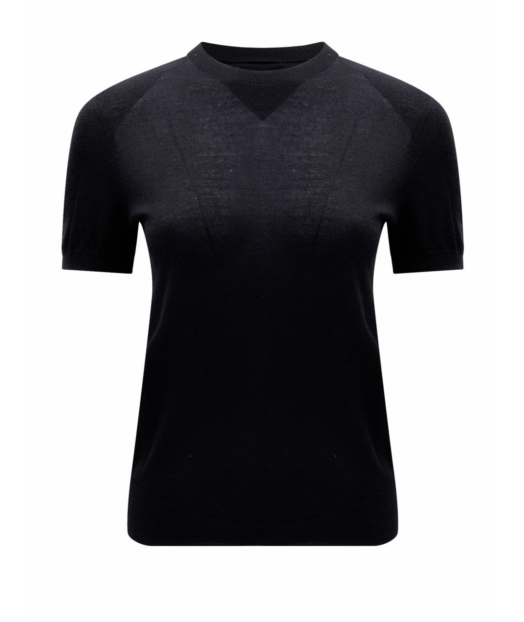 CHANEL Черный кашемировый джемпер / свитер, фото 1