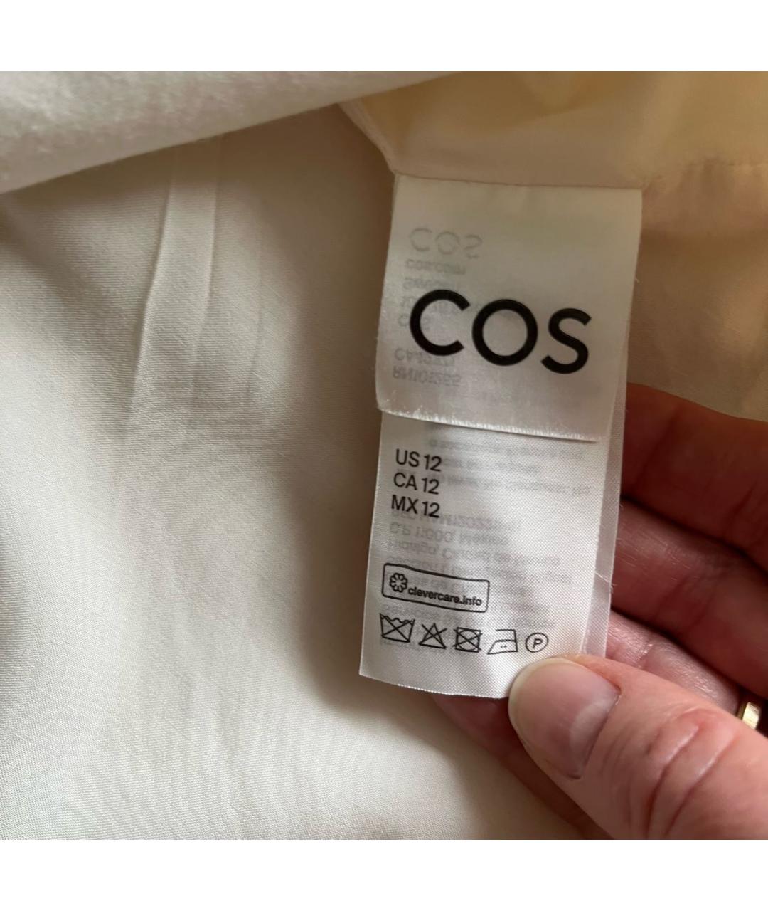 COS Белая юбка мини, фото 5